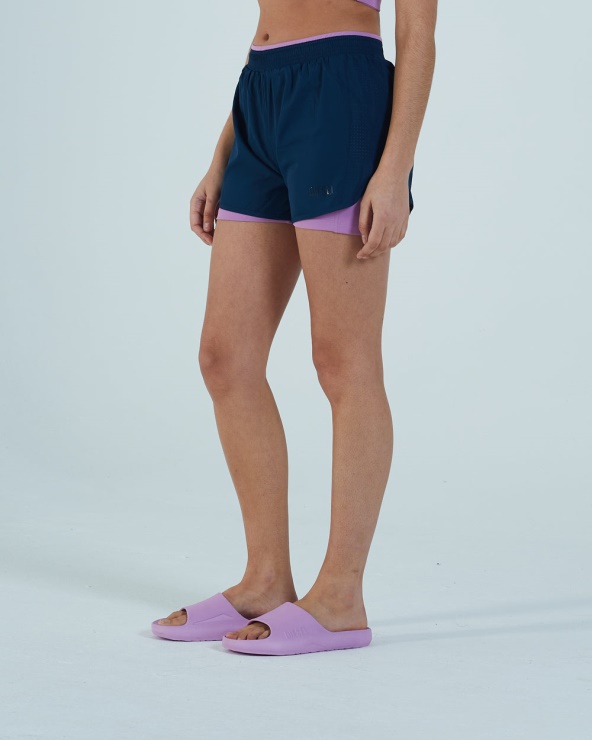 Short Sidney Actif Paon Bleu Marine Diesel