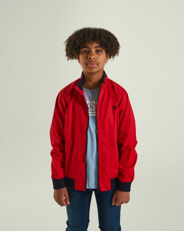 Blouson Lennox Bleu Diesel Rouge