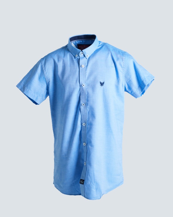 Chemise Diesel Draw Bleu Ciel Blanc