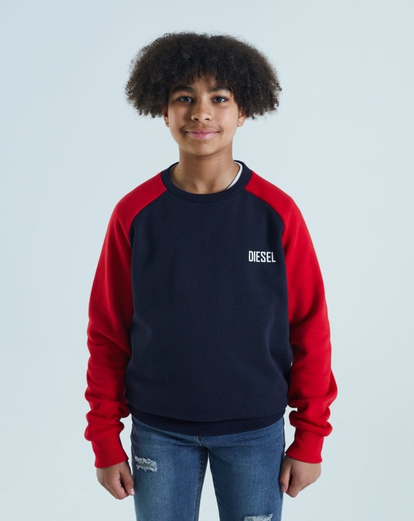 Pull Irving Marine/rouge Gris Diesel