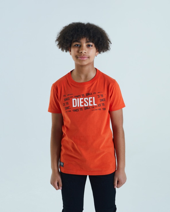 Tee Gordy Orange Diesel Marine