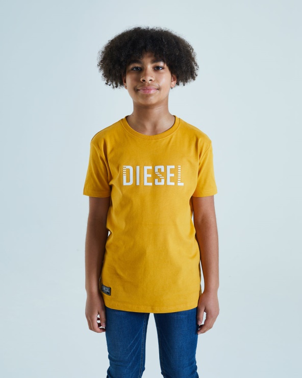 Tee Shirt Tristan Diesel Rouge Moutarde