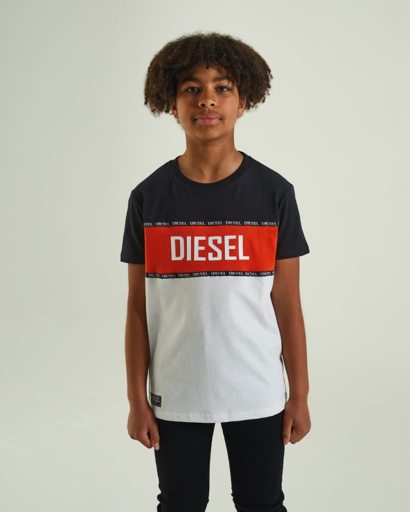 Tee Shirt Quinn Orange Diesel Jaune