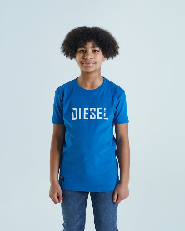 Tee Shirt Diesel Tristan Bleu Cobalt