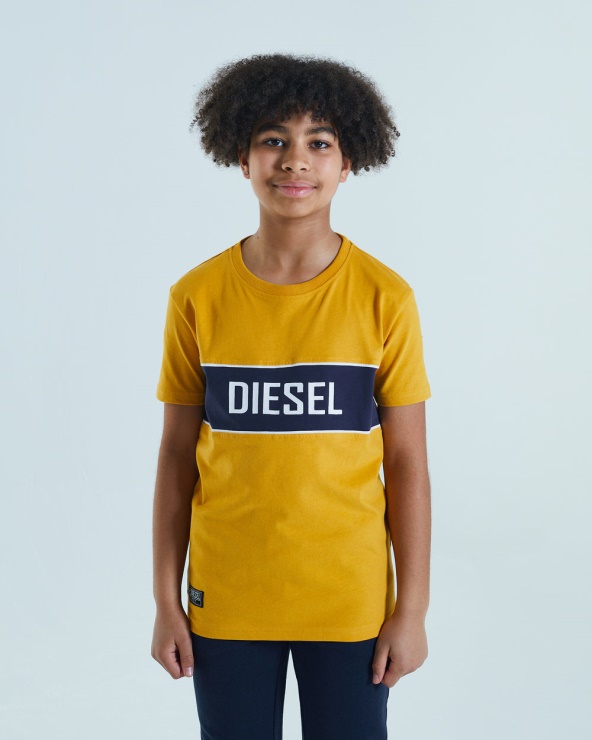 Diesel Roy Tee Moutarde Rouge