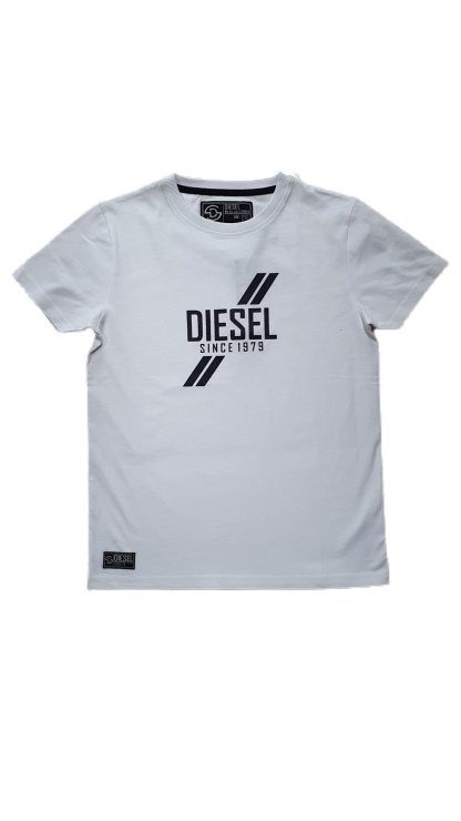 Tee Shirt Court Diesel Bleu Marine