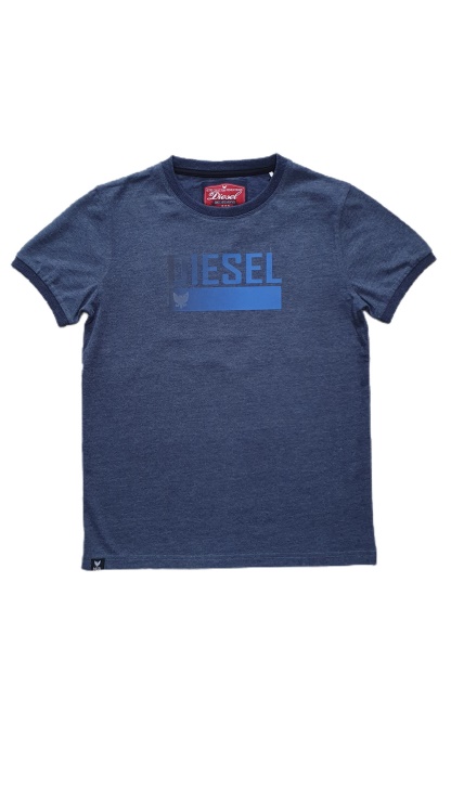 Diesel Fraser Tee Denim Vert Chiné