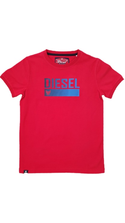 Tee Fraser Rouge Diesel Jaune
