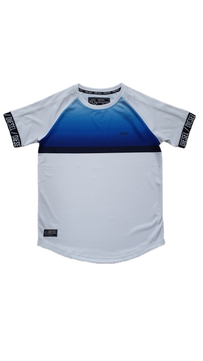 Tee Tyler Diesel Rouge Bleu/blanc