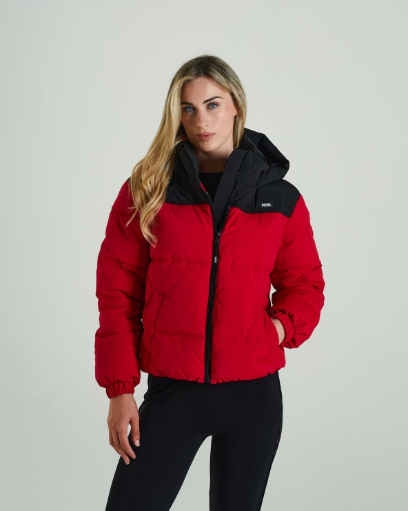 Vanessa Manteau Tango Rouge Diesel Gris