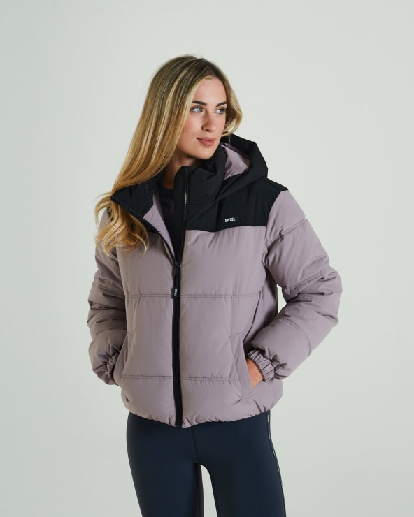 Manteau Vanessa Beige Diesel Lilas Clair