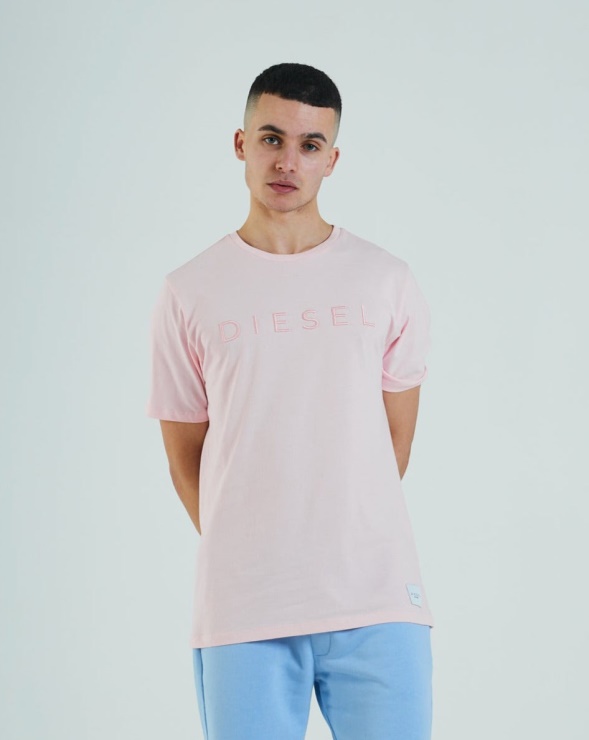 Diesel Shayne Tee Bermuda Rose Marine