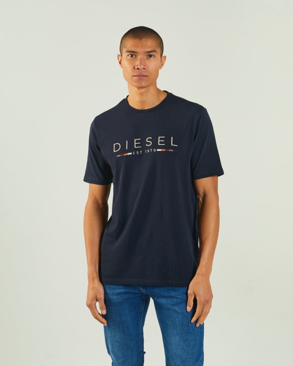 T-shirt Diesel Fabriccio Marine De L'espace