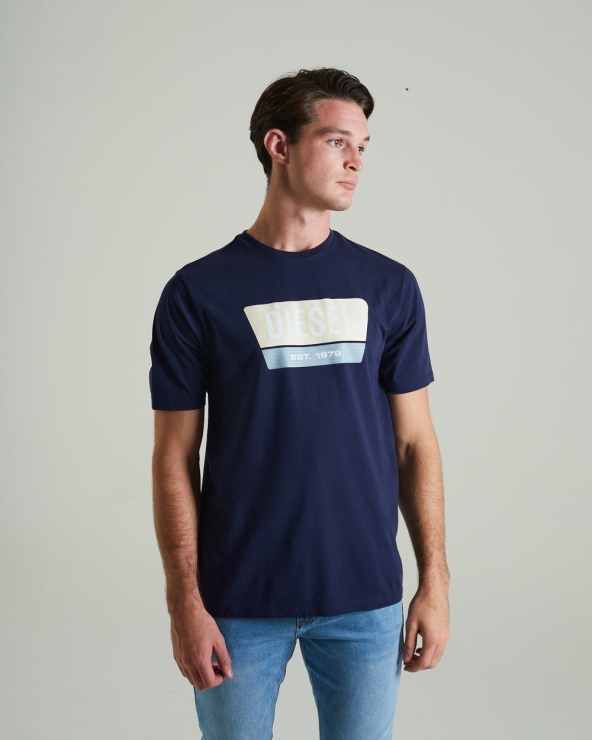 T-shirt Diesel Penn Noir Blazer Bleu Marine