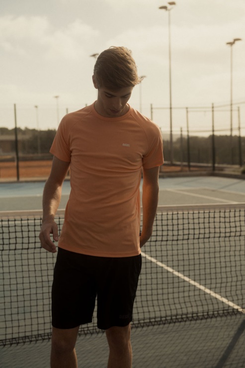 Diesel Aaro Tee Cosmic Corail Violet