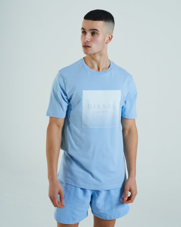 Stuart Tee Bleu Naturel Vert Diesel