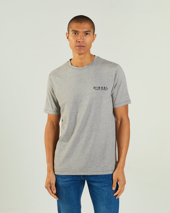Diesel Freddie Tee Silt Stone Rouge