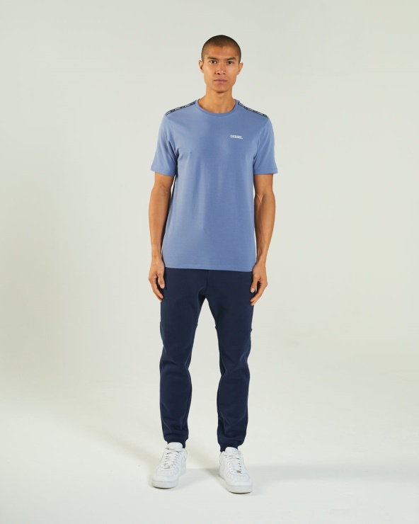 Tee Shirt Hugo Gris Diesel Bleu Montagne