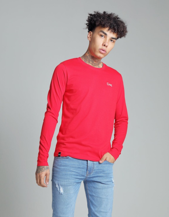 Basic Scott L/s Barbados Cerise Vert Diesel