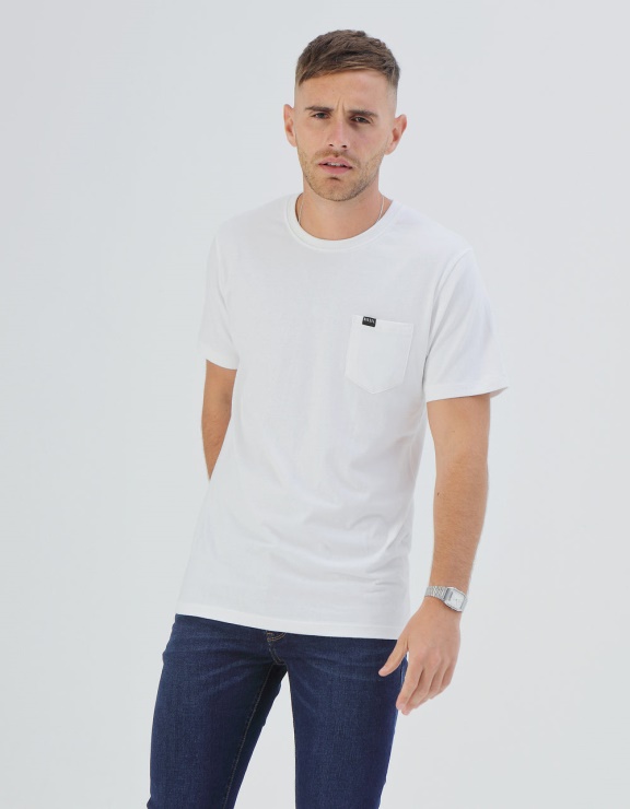 Tee Shirt Basic Brett Pocket Optic Diesel Noir