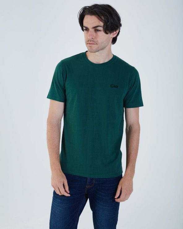 Diesel Basic Col Rond Nordique Vert Jaune
