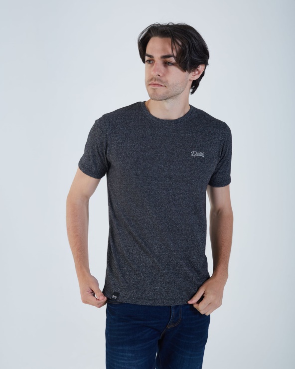 Diesel Basic Mat Col Rond Noir Rose