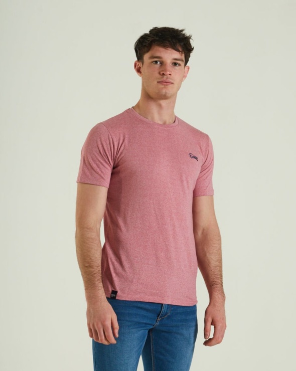 Rose Diesel Basique Matt Col Rond Rose Chiné
