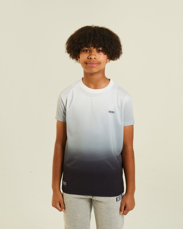 Myles Tee Gris/noir Diesel