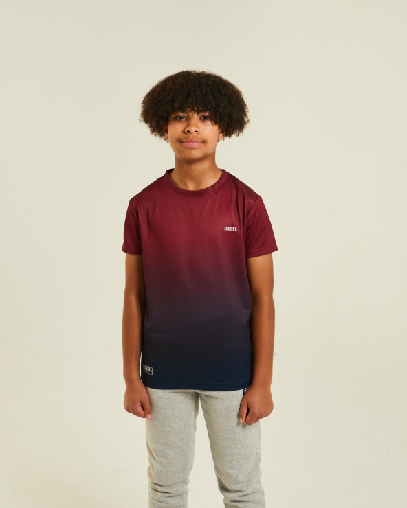 Diesel Myles Tee Rouge/marine