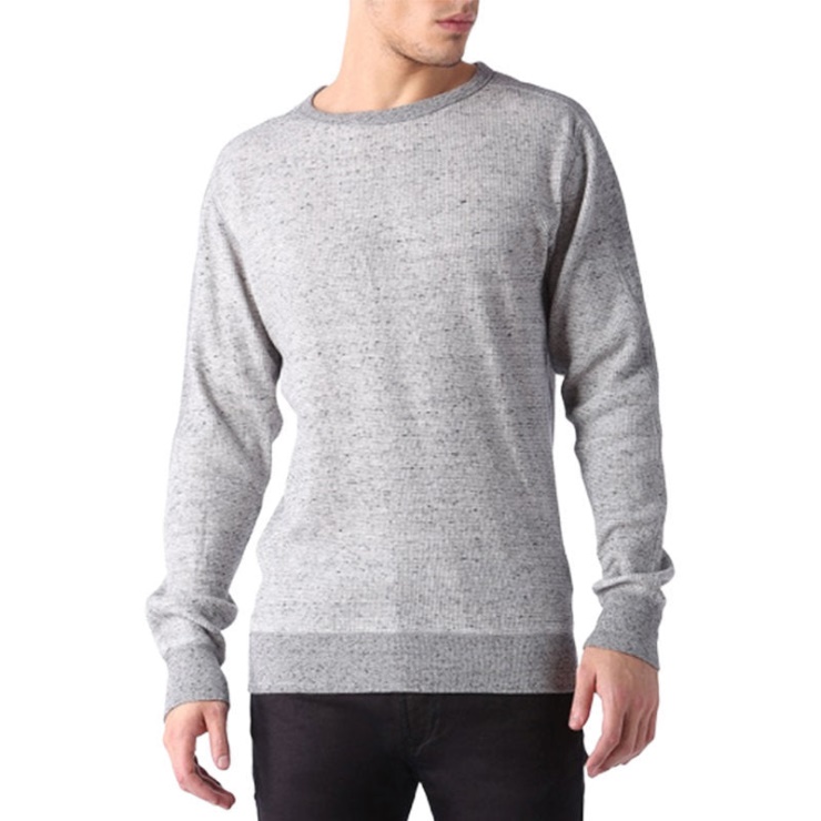 S Erastos Sweat Homme Col Rond Manches Longues Pull Décontracté Pull Diesel