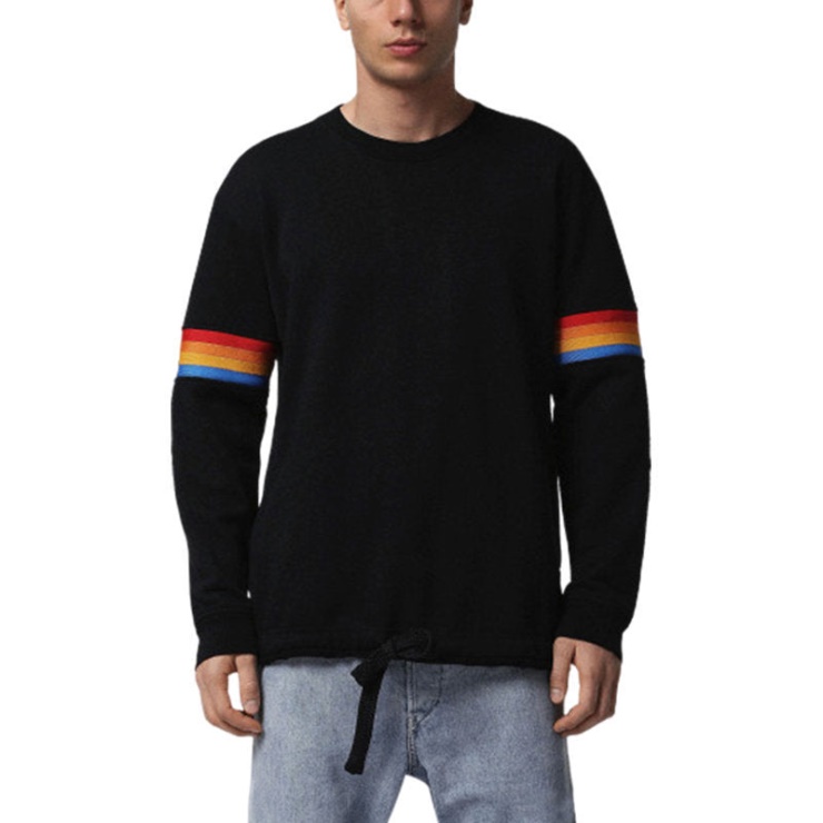 Diesel S Gail Felpa Pulls Molletonnés Pour Hommes Pull Décontracté à Col Rond Et Manches Longues