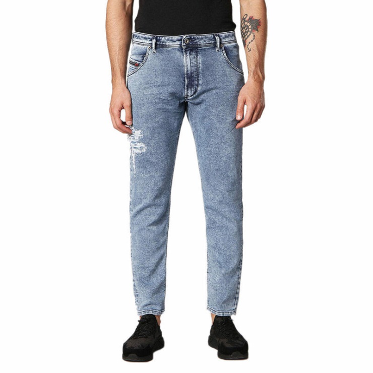 Diesel Krooley T 084pv Jean Pour Homme Coupe Classique Sweat Jogg Denim Pantalon