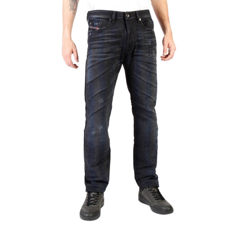 Diesel Buster 0844e Jean En Denim Pour Homme Regular Slim Fuselé Détresse En Pantalon Décontracté