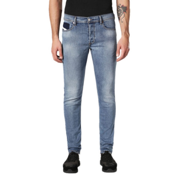 Tepphar 084sv Jeans Pour Hommes Stretch Lyocell Pantalon Slim Casual Denim Pantalon Diesel