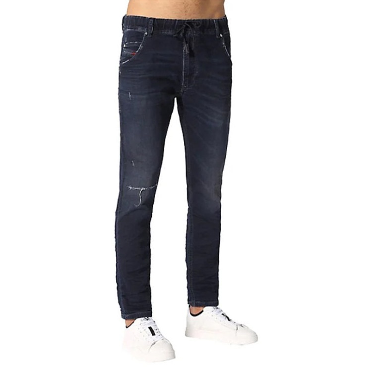 Krooley Ne 0699w Denim Sweat Jogg Jean Coupe Classique Tapered Fade Diesel