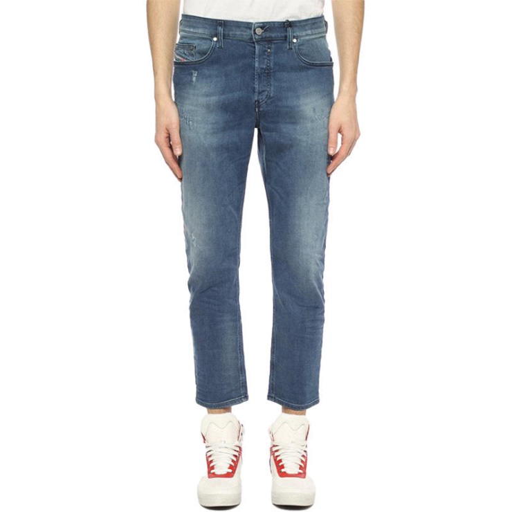 Diesel Jifer 084nv Jean En Denim Pour Homme Casual Stretch Regular Slim Tapered Pants