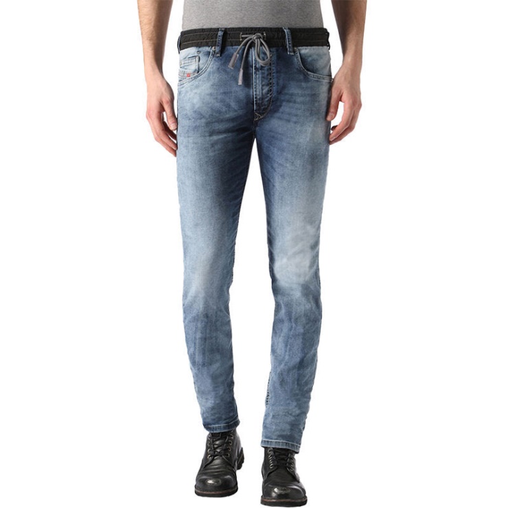 Diesel Waykee Bn Ne 0672a Denim Jogg Jean Homme Stretch Regular Straight