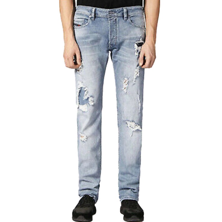 Belther C84nu Jeans En Denim Pour Hommes Casual Stretch Regular Slim Tapered Pants Diesel