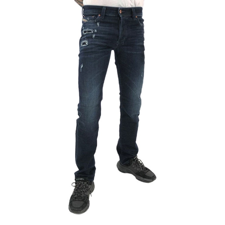 Diesel Safado Rf48n Denim Jean Casual Stretch Regular Slim Straight Pantalon Pour Homme