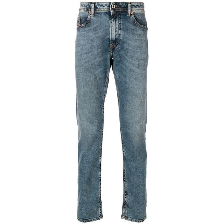 Diesel Thommer 084ux Jeans En Denim Pour Hommes Stretch Slim Skinny Fit Pantalons Décontractés