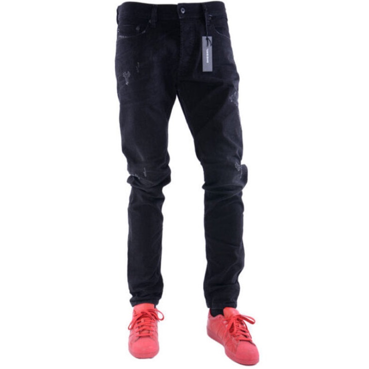 Tepphar 0679f Jeans Homme Denim Stretch Slim Carrot Fit Pantalon Décontracté Diesel