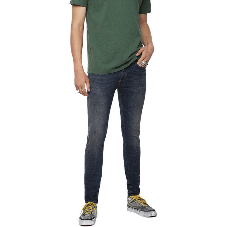 Diesel Sleenker 085ae Jeans Pour Hommes Denim Stretch Slim Skinny Fit Pantalons Décontractés