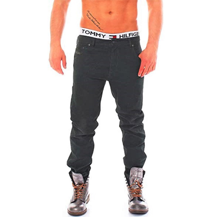 Krayver 0816v Jeans Homme Denim Stretch Regular Slim Carrot Fit Pantalon Diesel