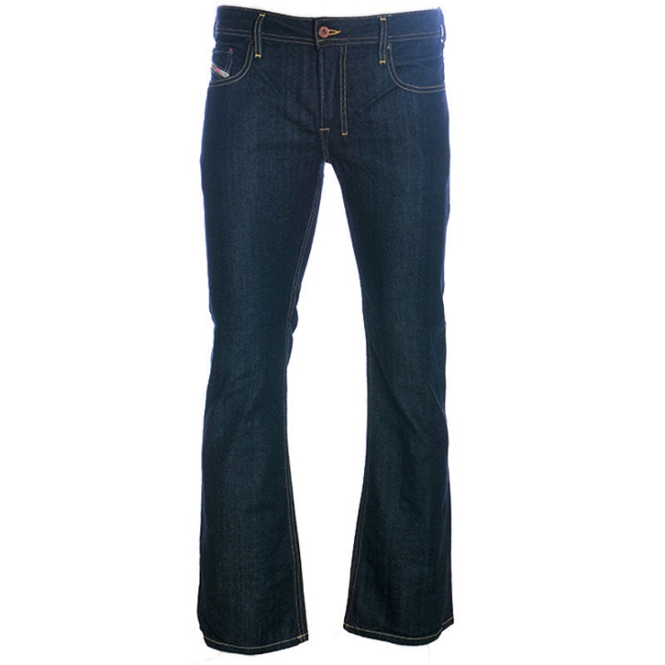 Diesel Jeans Homme Denim Regular Bootcut Fit Pantalon Décontracté Pantalon Indigo