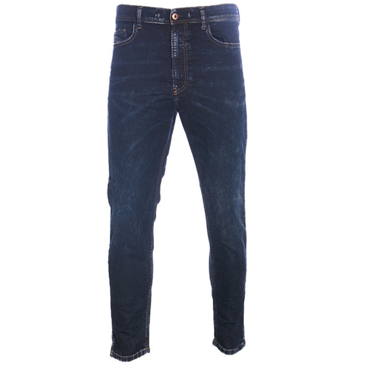 Jeans Pour Hommes Denim Regular Slim Fit Pantalon Décontracté Pantalon Bleu Foncé Diesel