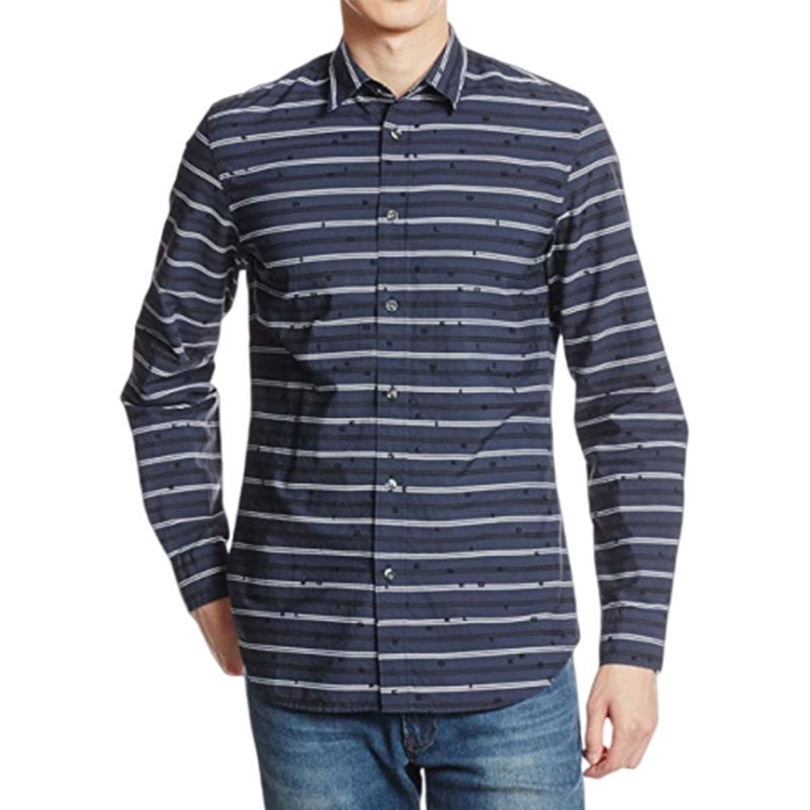 S Déclin 0nakx Chemises Pour Hommes Manches Longues Coupe Ajustée Haut D'été Décontracté Diesel