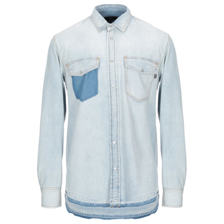 Diesel D Rooke Chemise 0garu Chemise En Jean Pour Hommes Chemise Western Décontractée à Manches Longues