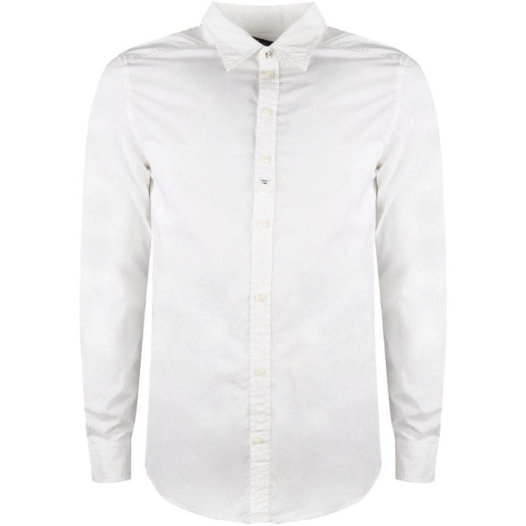 Diesel R Sghei Hommes Chemise Slim Fit Casual Coton Manches Longues Outwear Travail Bureau