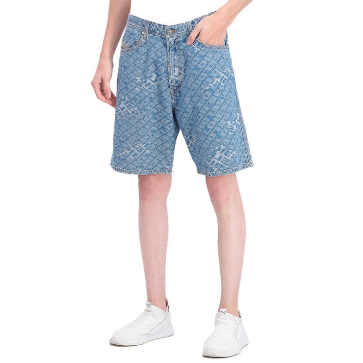 Diesel D Willoh 084ww Short En Jean Pour Homme Short Décontracté D'été Coupé Régulier