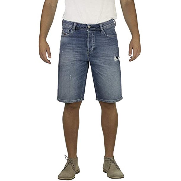 Diesel Keeshort R30k9 Short En Jean Pour Homme Coupe Régulière Short Décontracté D'été
